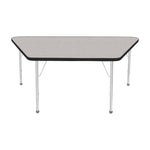 Mahar Creative Colors Large Trapezoid Activity Table Preschool Height Adjustable Legs 60