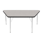 Mahar Creative Colors Large Trapezoid Activity Table Preschool Height Adjustable Legs 60