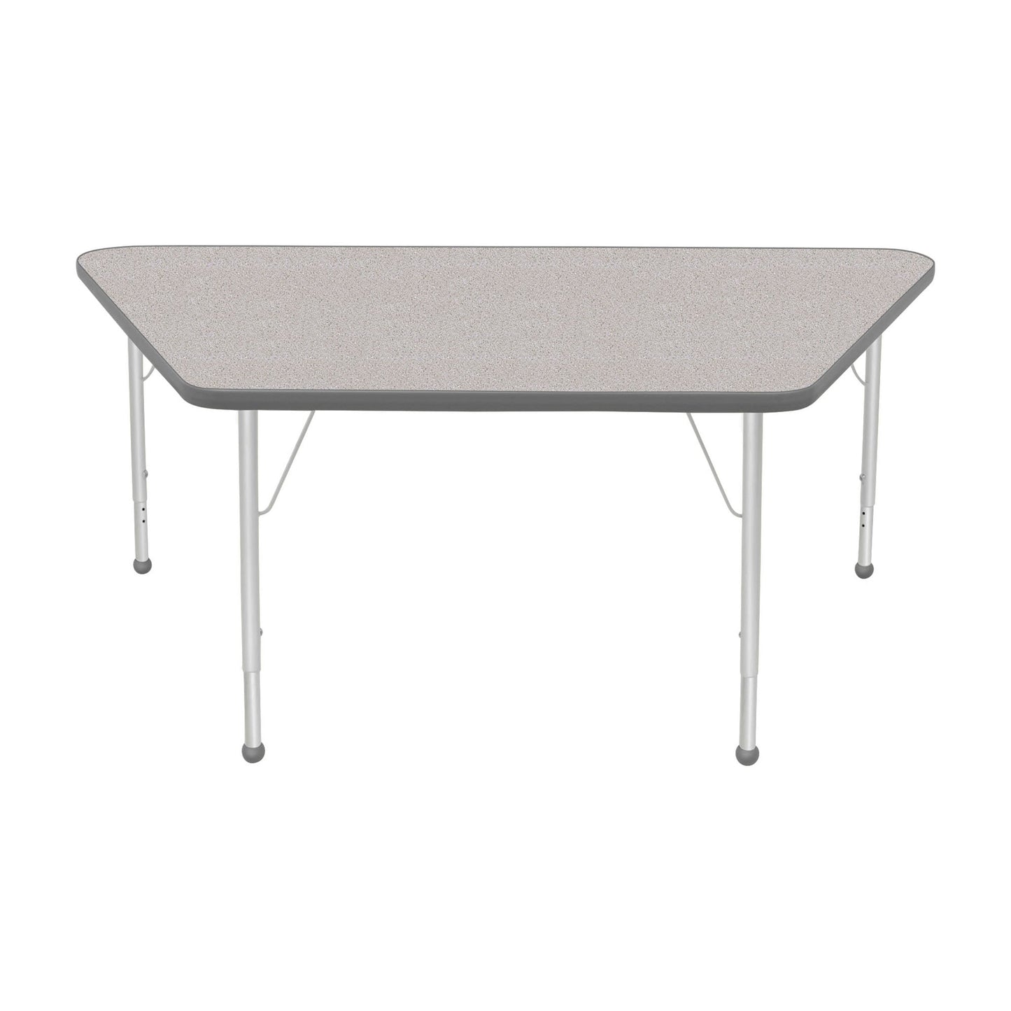 Mahar Creative Colors Large Trapezoid Activity Table Preschool Height Adjustable Legs 60"W x 30"D x 17" - 25"H (MHR-3060TLO)