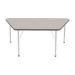 Mahar Creative Colors Large Trapezoid Activity Table Preschool Height Adjustable Legs 60