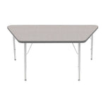 Mahar Creative Colors Large Trapezoid Activity Table Preschool Height Adjustable Legs 60