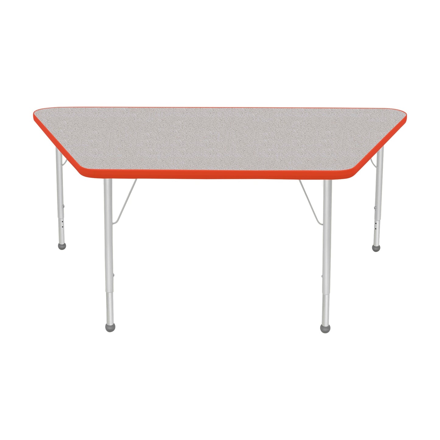 Mahar Creative Colors Large Trapezoid Activity Table Preschool Height Adjustable Legs 60"W x 30"D x 17" - 25"H (MHR - 3060TLO) - SchoolOutlet