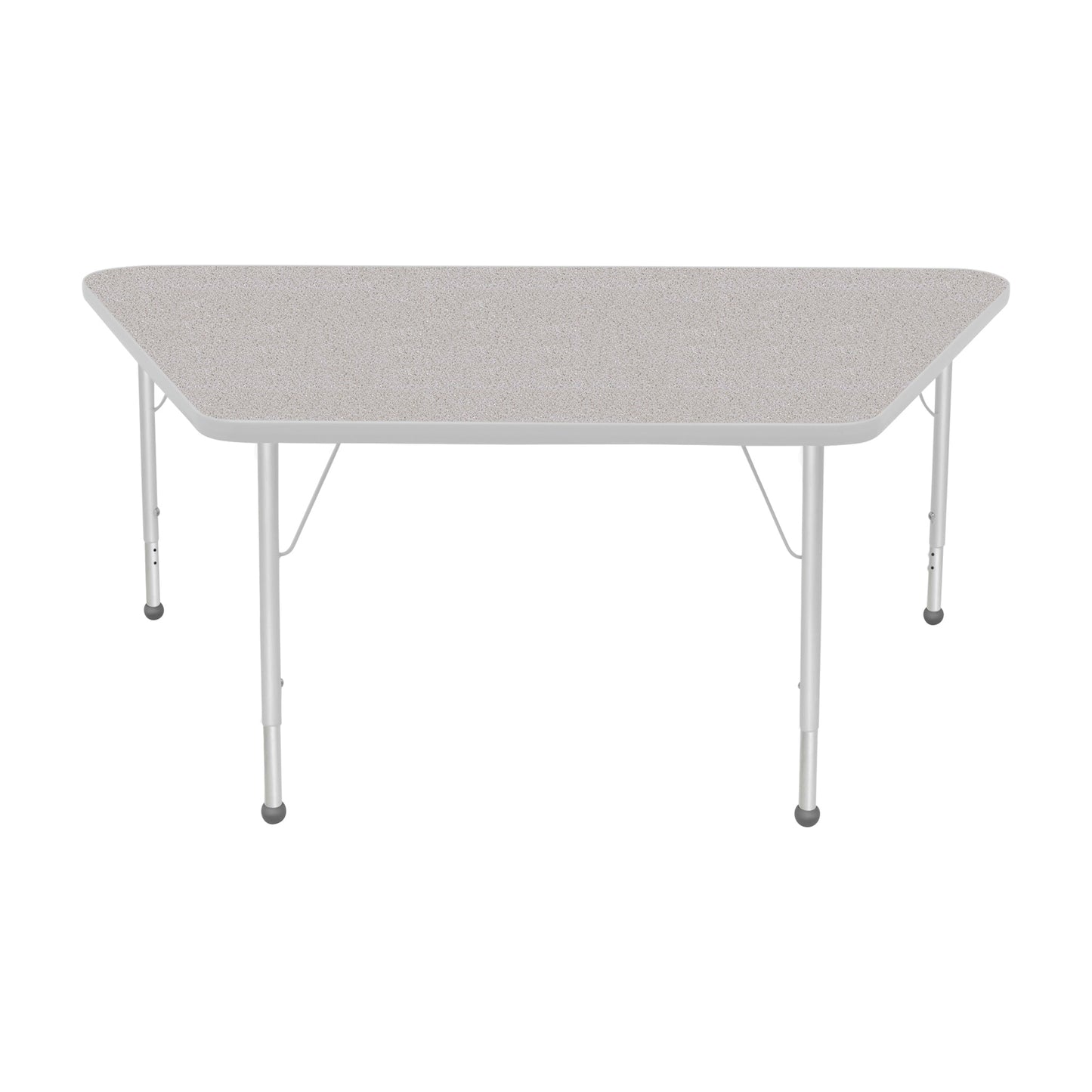 Mahar Creative Colors Large Trapezoid Activity Table Preschool Height Adjustable Legs 60"W x 30"D x 17" - 25"H (MHR-3060TLO)