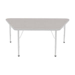 Mahar Creative Colors Large Trapezoid Activity Table Preschool Height Adjustable Legs 60