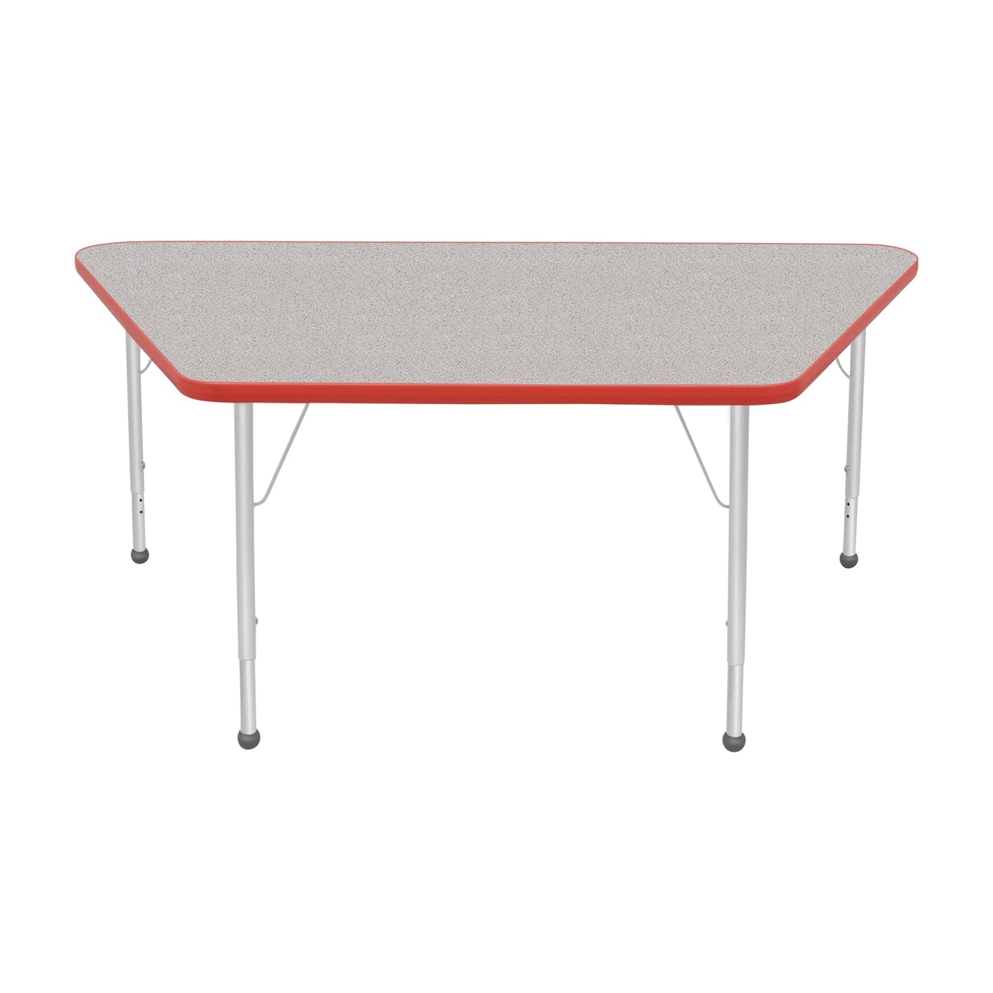 Mahar Creative Colors Large Trapezoid Activity Table Preschool Height Adjustable Legs 60"W x 30"D x 17" - 25"H (MHR-3060TLO)