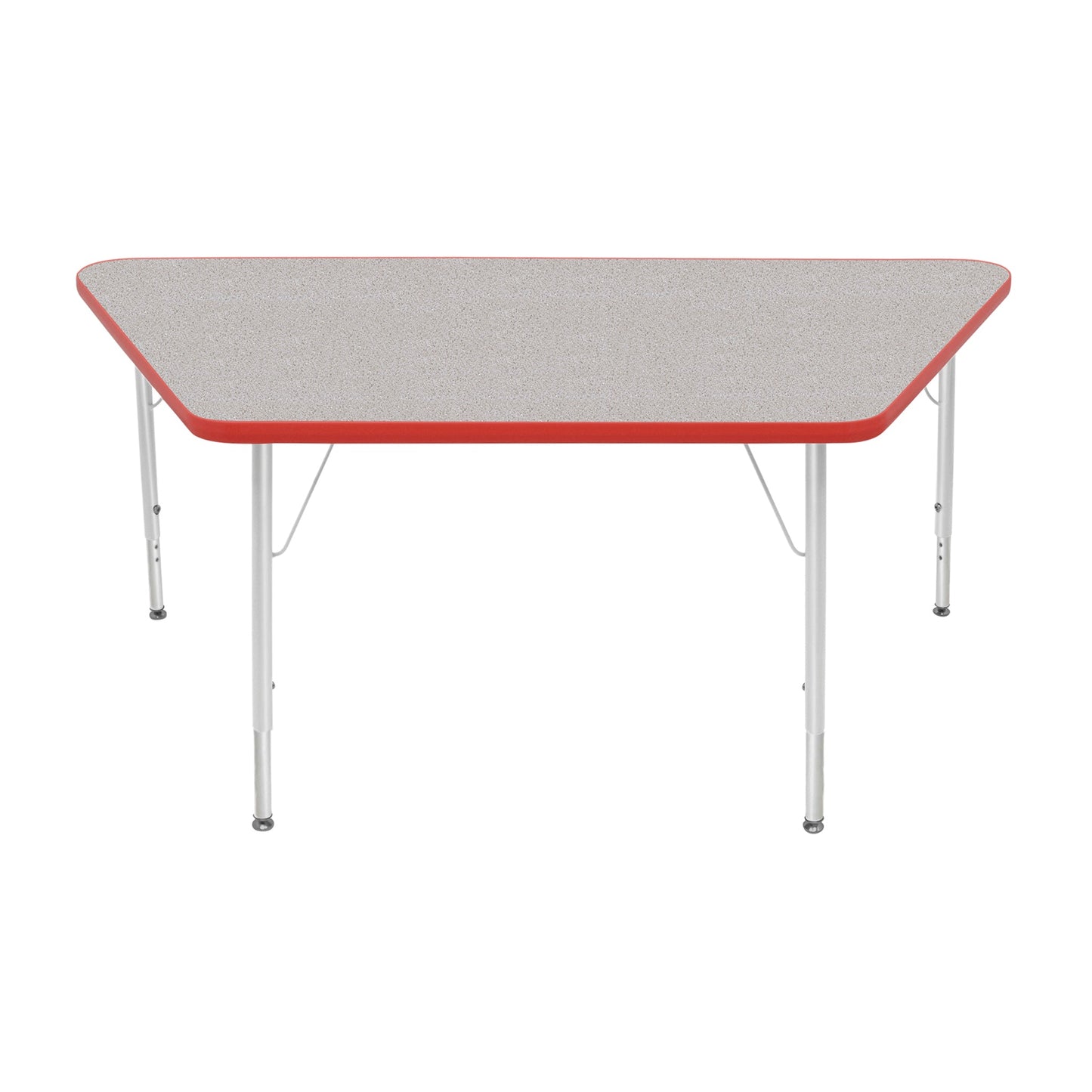 Mahar Creative Colors Large Trapezoid Activity Table Preschool Height Adjustable Legs 60"W x 30"D x 17" - 25"H (MHR-3060TLO)