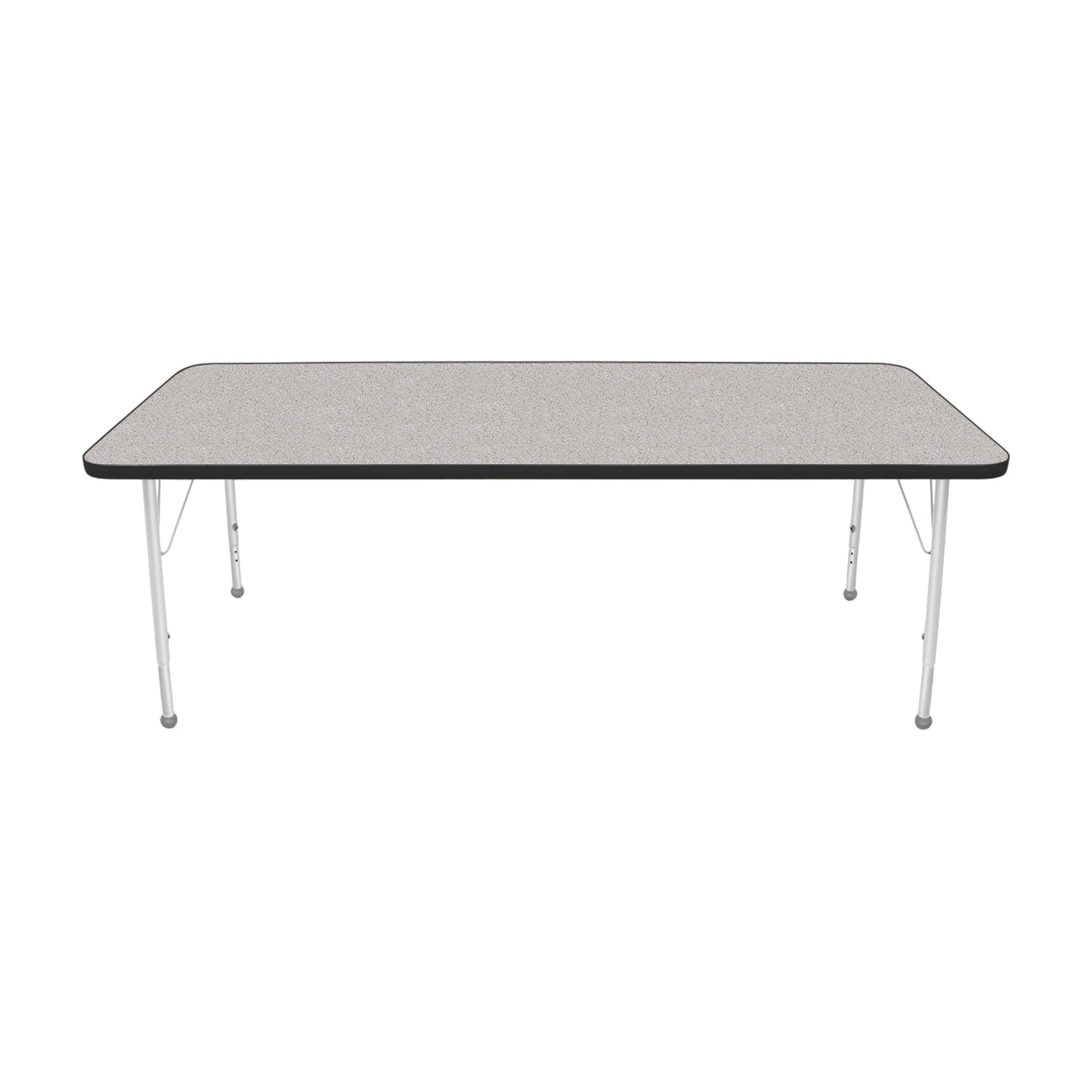 Mahar Creative Colors Small Rectangle Activity Table Preschool Height Adjustable Legs 72"W x 30"D x 17" - 25"H (MHR-3072LO)