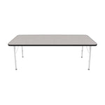 Mahar Creative Colors Small Rectangle Activity Table Preschool Height Adjustable Legs 72