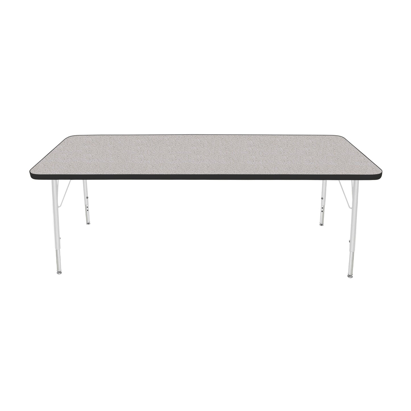 Mahar Creative Colors Small Rectangle Activity Table Preschool Height Adjustable Legs 72"W x 30"D x 17" - 25"H (MHR-3072LO)