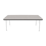 Mahar Creative Colors Small Rectangle Activity Table Preschool Height Adjustable Legs 72