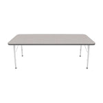 Mahar Creative Colors Small Rectangle Activity Table Preschool Height Adjustable Legs 72