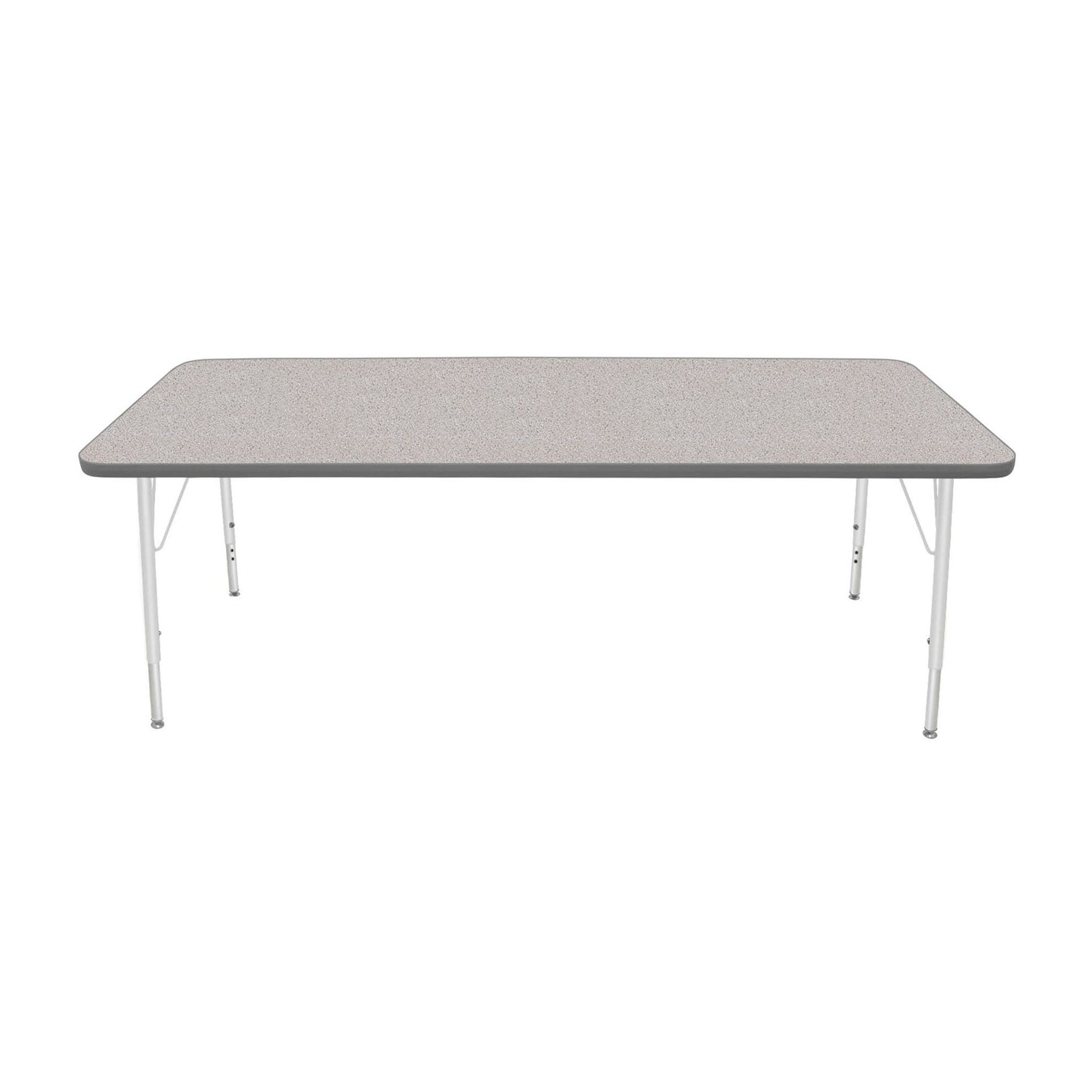 Mahar Creative Colors Small Rectangle Activity Table Preschool Height Adjustable Legs 72"W x 30"D x 17" - 25"H (MHR-3072LO)
