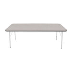 Mahar Creative Colors Small Rectangle Activity Table Preschool Height Adjustable Legs 72