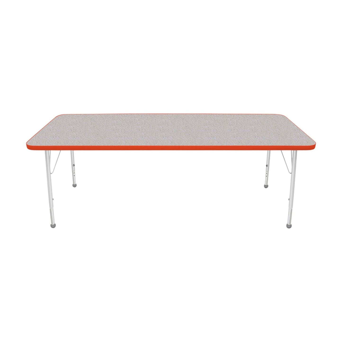 Mahar Creative Colors Small Rectangle Activity Table Preschool Height Adjustable Legs 72"W x 30"D x 17" - 25"H (MHR - 3072LO) - SchoolOutlet