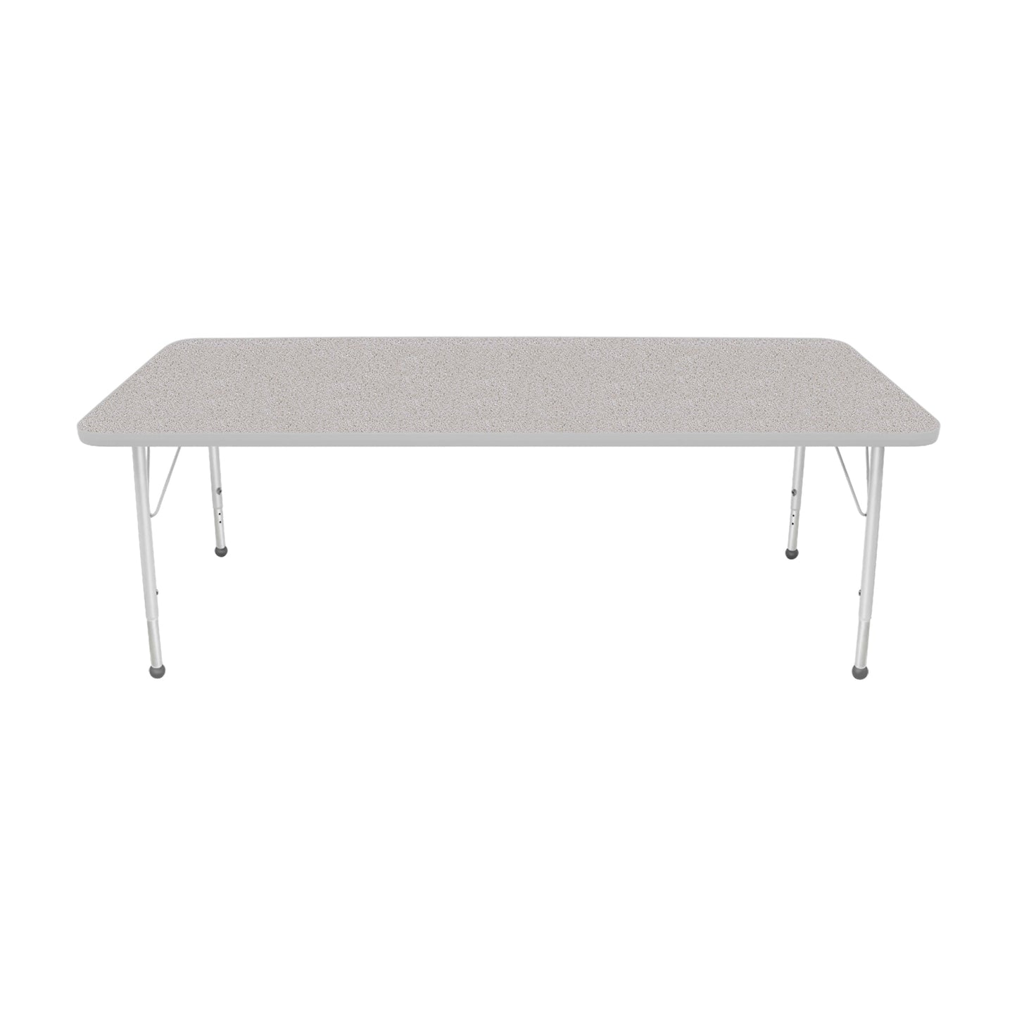 Mahar Creative Colors Small Rectangle Activity Table Preschool Height Adjustable Legs 72"W x 30"D x 17" - 25"H (MHR-3072LO)