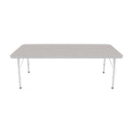 Mahar Creative Colors Small Rectangle Activity Table Preschool Height Adjustable Legs 72
