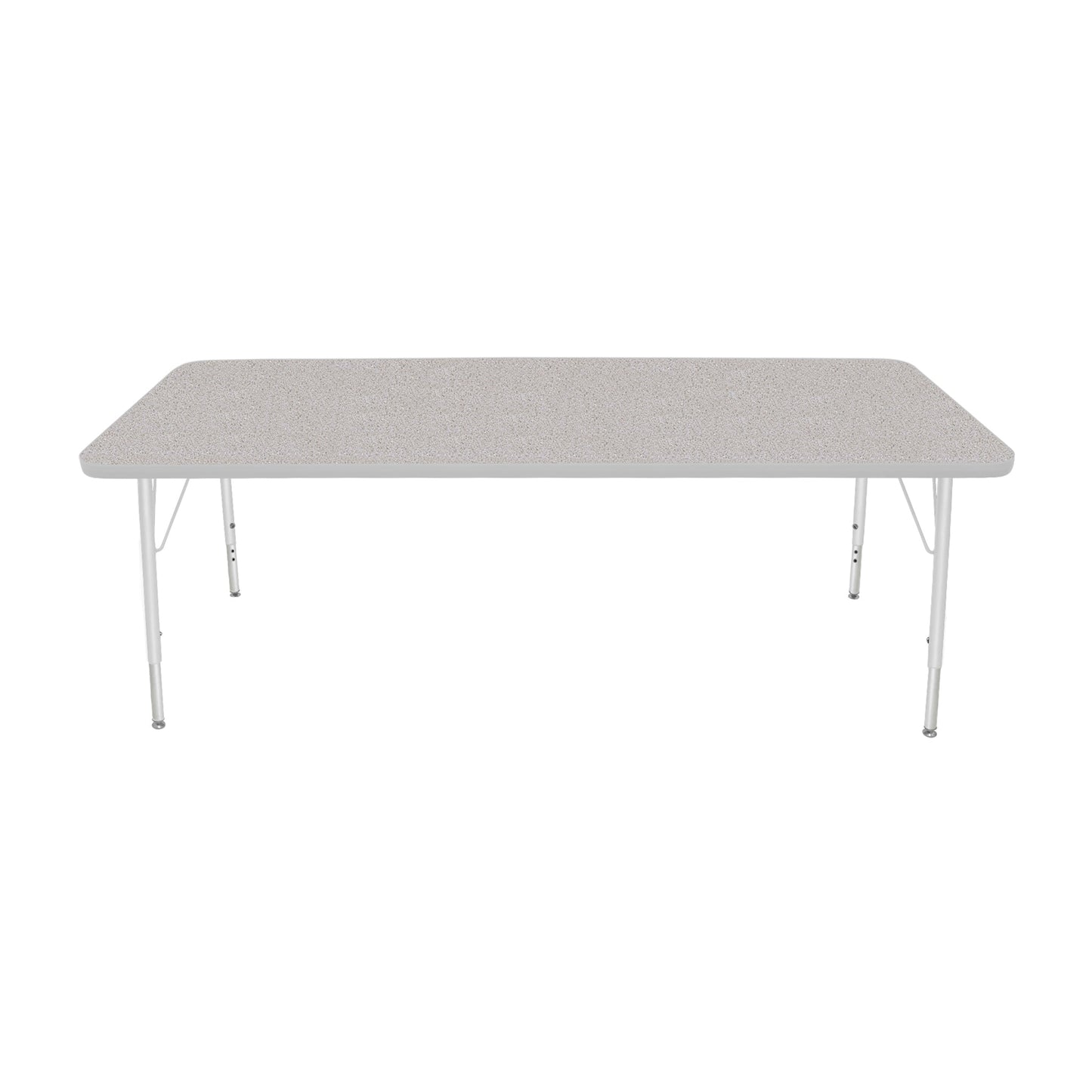 Mahar Creative Colors Small Rectangle Activity Table Preschool Height Adjustable Legs 72"W x 30"D x 17" - 25"H (MHR-3072LO)
