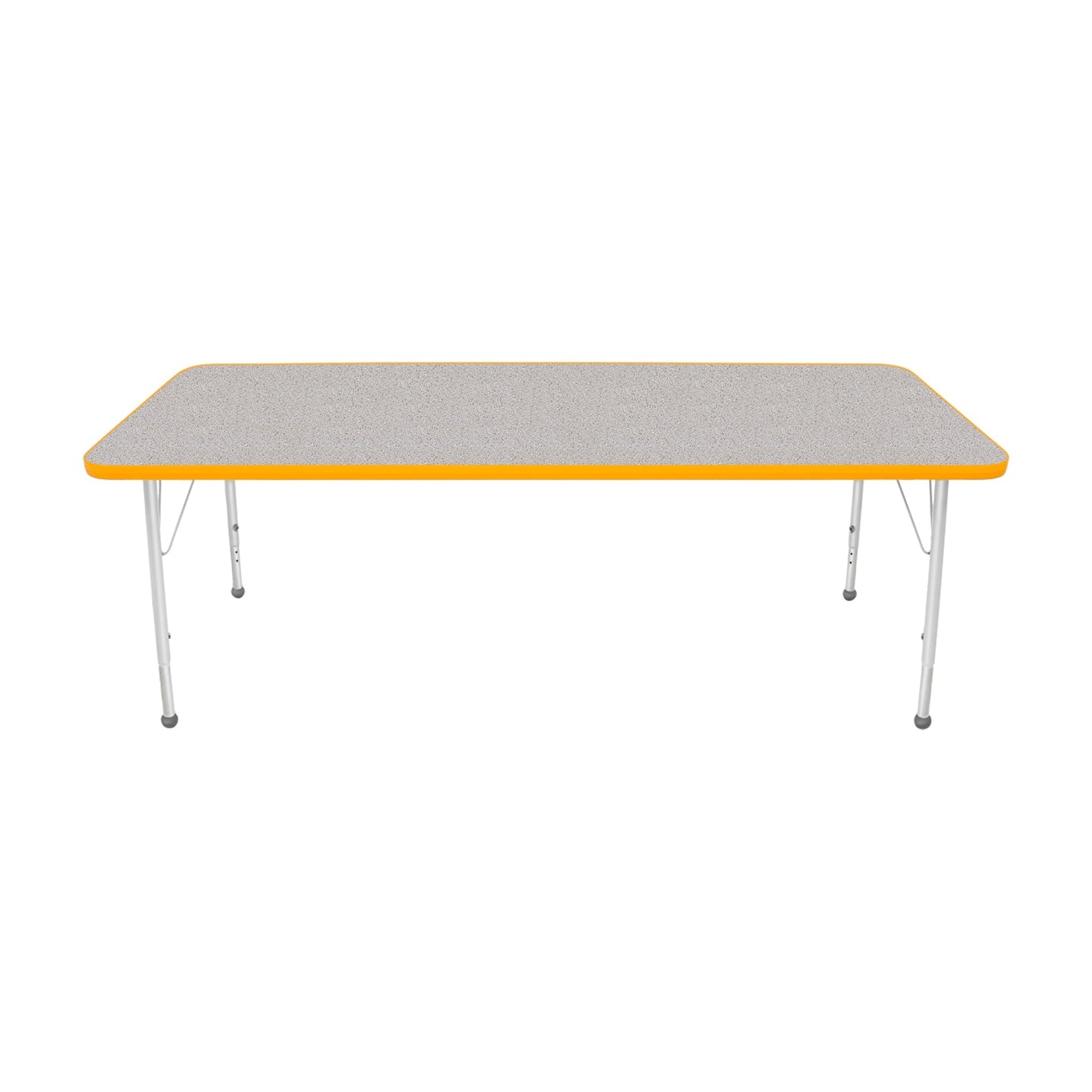 Mahar Creative Colors Small Rectangle Activity Table Preschool Height Adjustable Legs 72"W x 30"D x 17" - 25"H (MHR-3072LO)