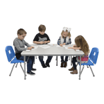 Mahar Creative Colors Rectangle Activity Table with Adjustable Height 60