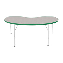 Mahar Creative Colors Kidney Activity Table with Adjustable Height 72"W x 36"D x 21"-30"H (MHR-3672K)