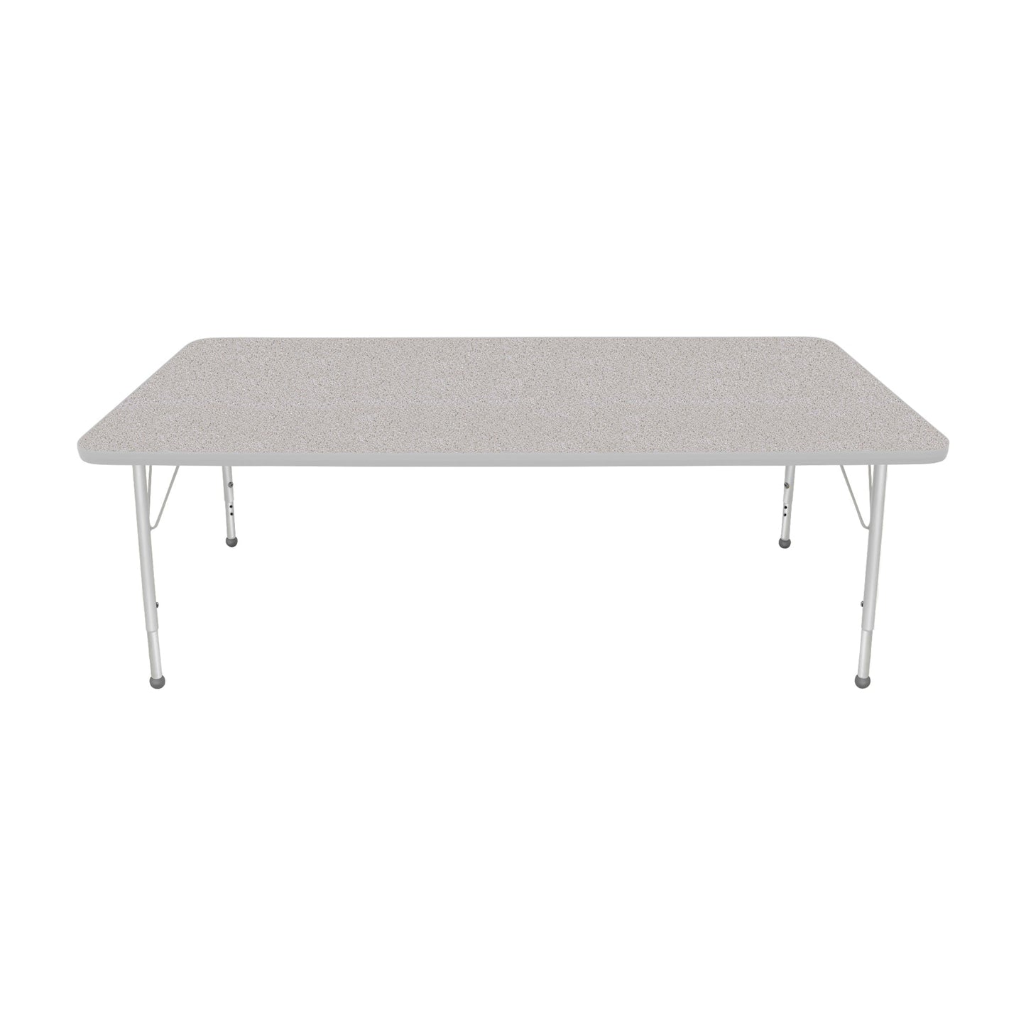 Mahar Creative Colors Large Rectangle Activity Table Preschool Height Adjustable Legs 72"W x 36"D x 17" - 25"H (MHR-3672LO)