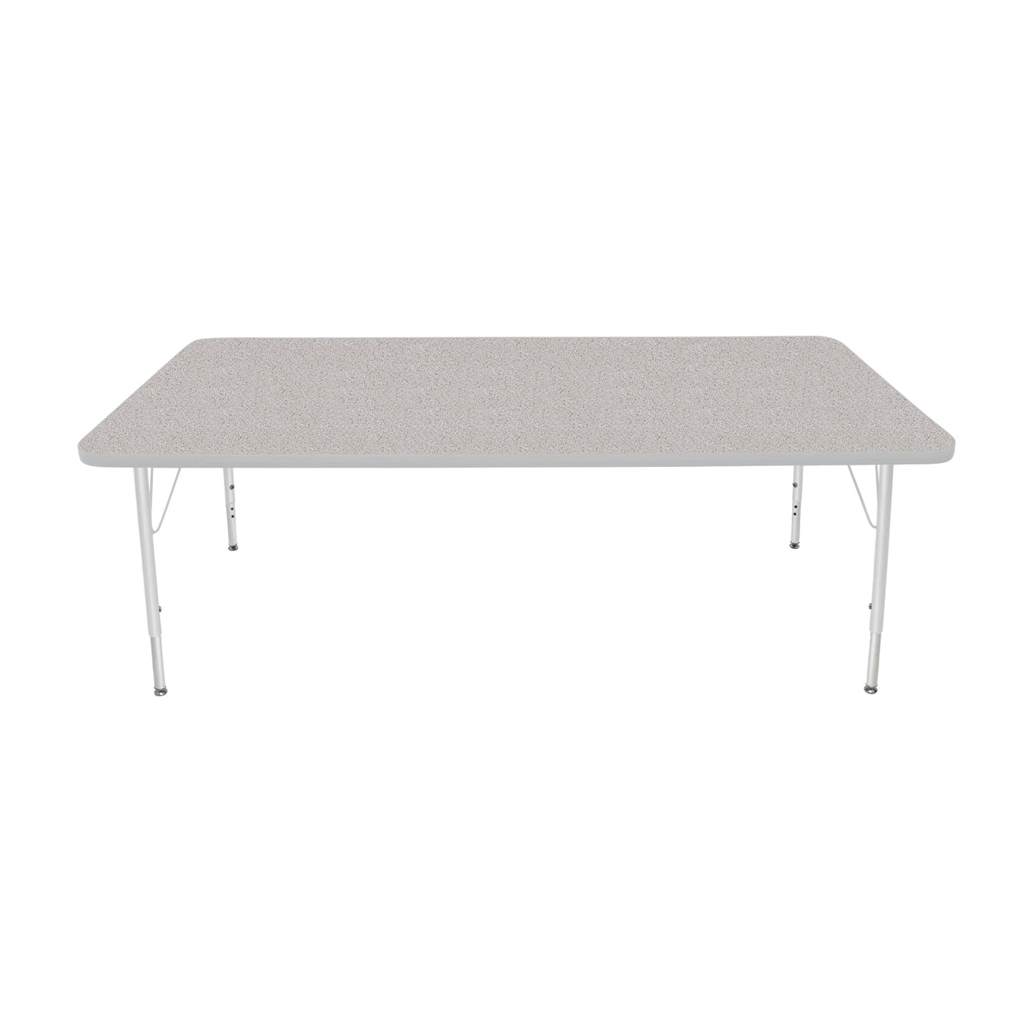 Mahar Creative Colors Large Rectangle Activity Table Preschool Height Adjustable Legs 72"W x 36"D x 17" - 25"H (MHR-3672LO)