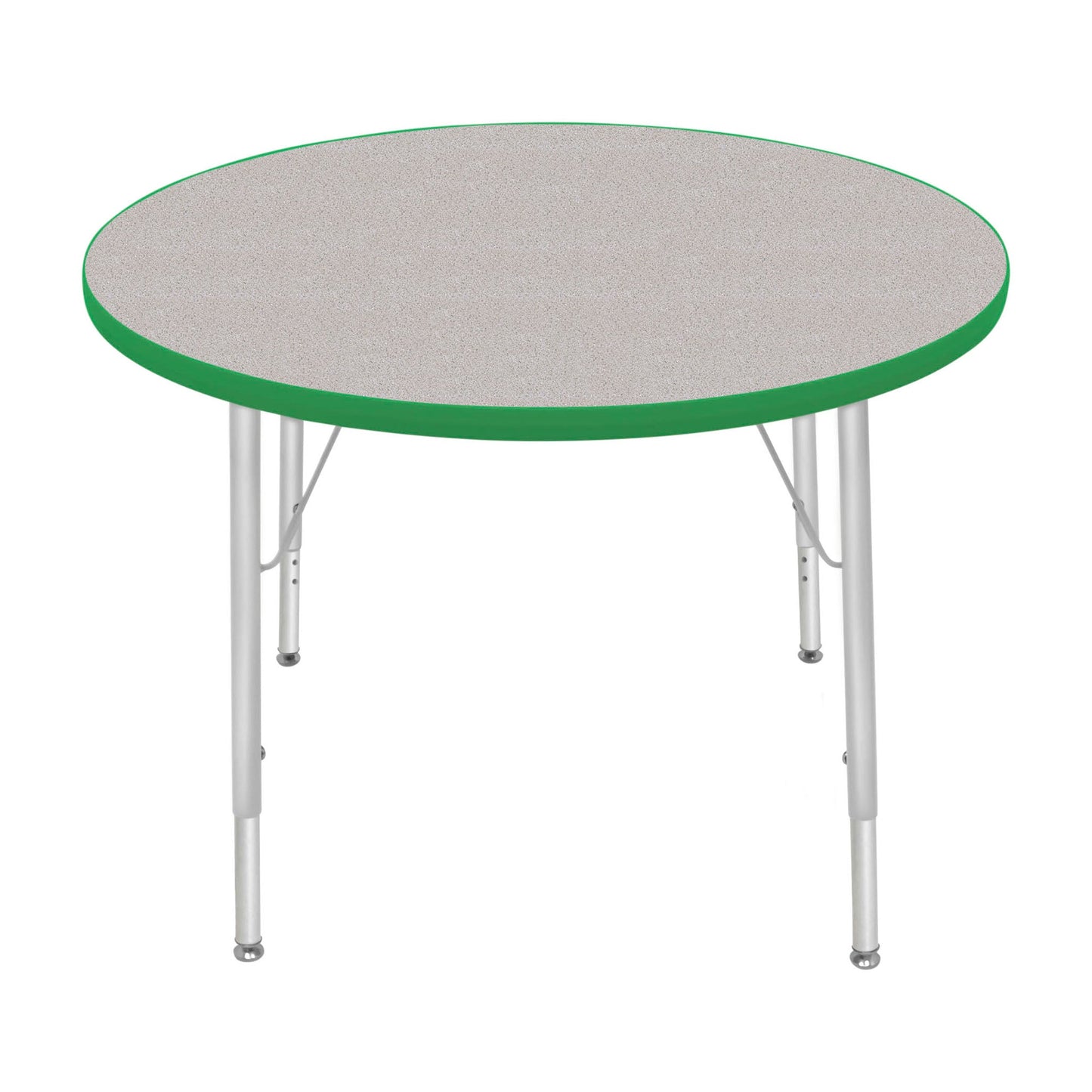 Special Sale - Mahar Creative Colors Round Activity Table with Heavy Duty Laminate Top 36" Dia x 21" - 30" H (MHR-SUR-TABLE-36RN)