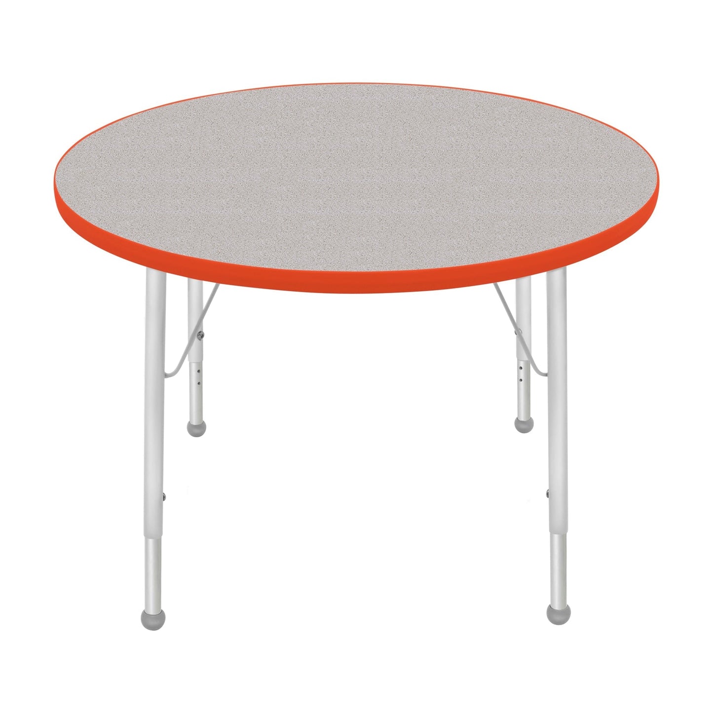 Mahar Creative Colors Round Activity Table Preschool Height Adjustable Legs 36"Dia x 17" - 25"H (MHR - 36RNLO) - SchoolOutlet