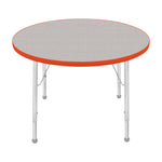 Mahar Creative Colors Round Activity Table Preschool Height Adjustable Legs 36