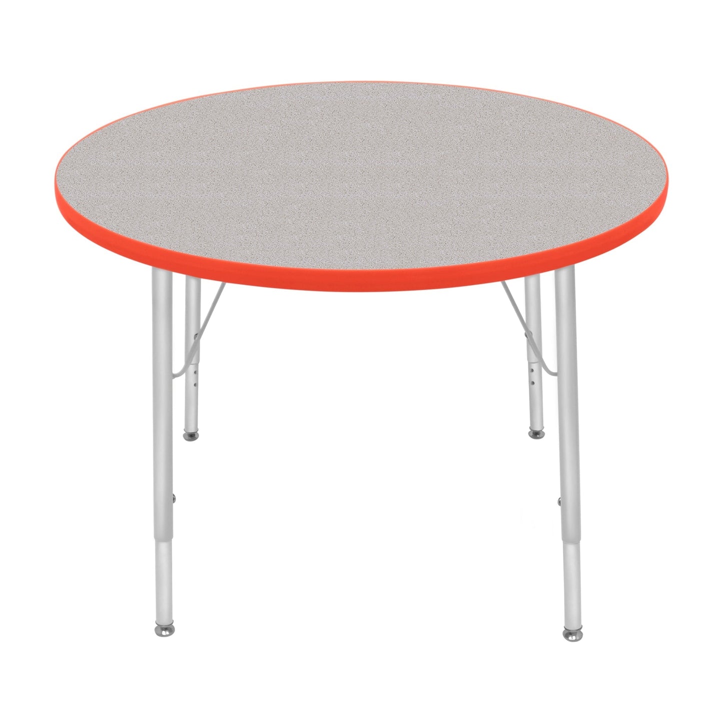 Mahar Creative Colors Round Activity Table Preschool Height Adjustable Legs 36"Dia x 17" - 25"H (MHR - 36RNLO) - SchoolOutlet
