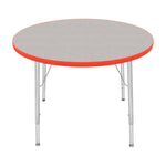 Mahar Creative Colors Round Activity Table Preschool Height Adjustable Legs 36