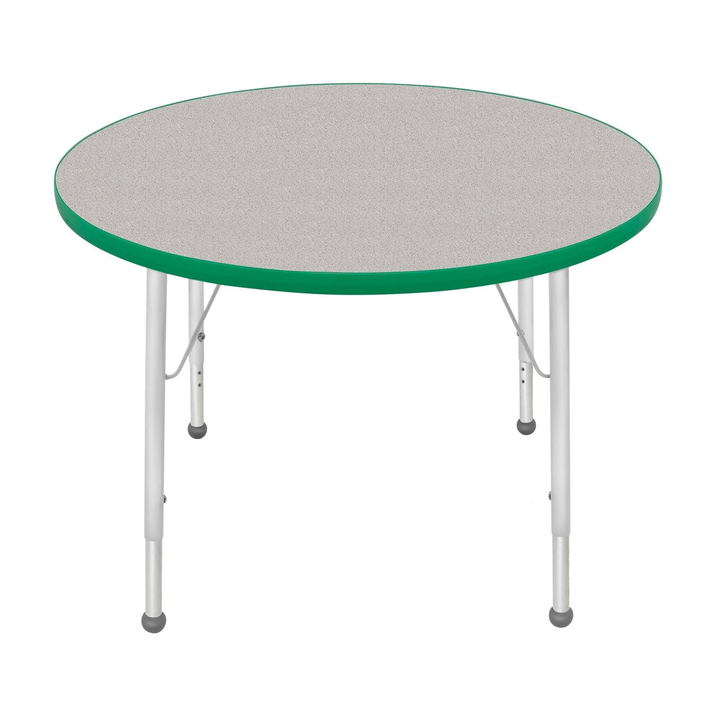 Mahar Creative Colors Round Activity Table Preschool Height Adjustable Legs 36"Dia x 17" - 25"H (MHR - 36RNLO) - SchoolOutlet