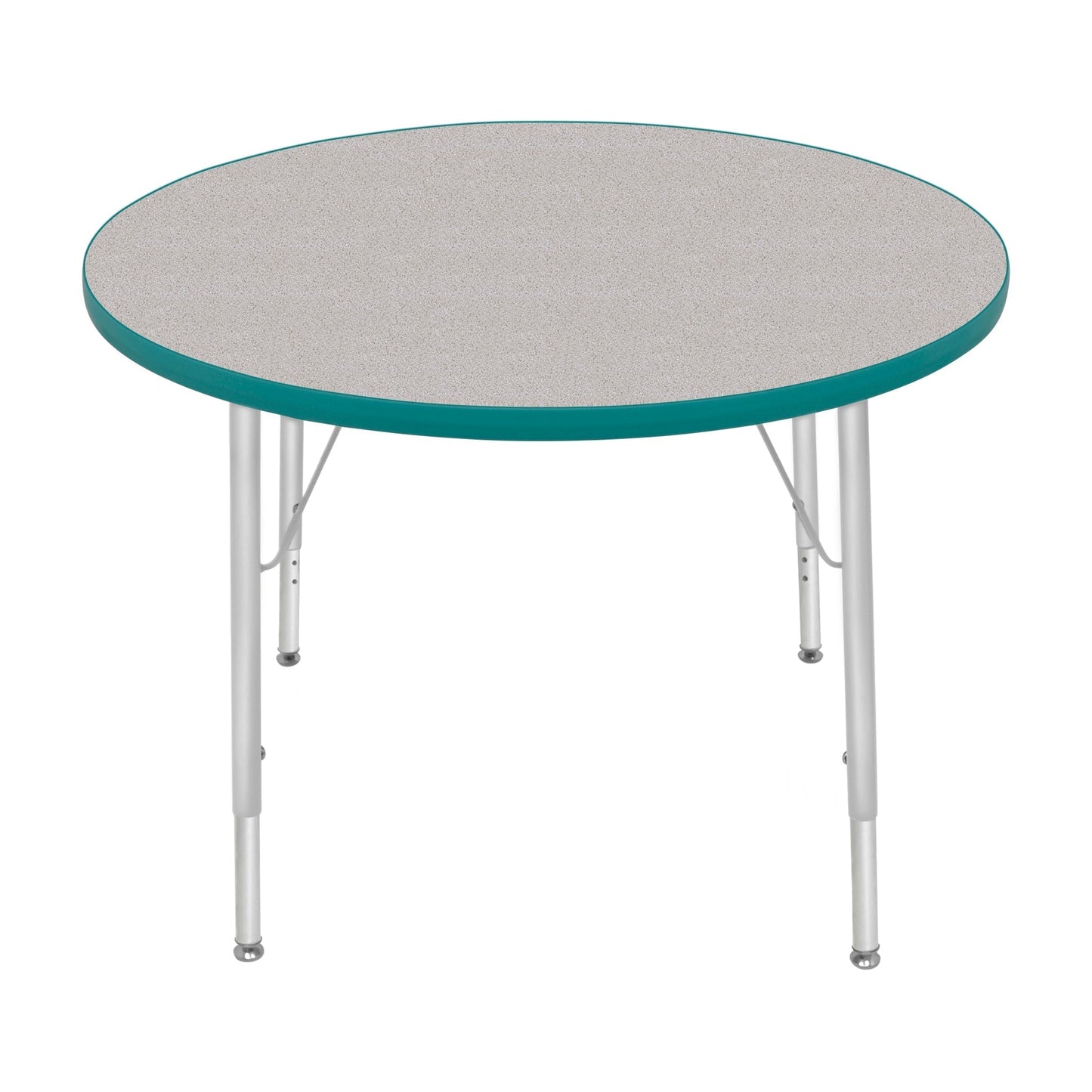 Mahar Creative Colors Round Activity Table Preschool Height Adjustable Legs 36"Dia x 17" - 25"H (MHR - 36RNLO) - SchoolOutlet