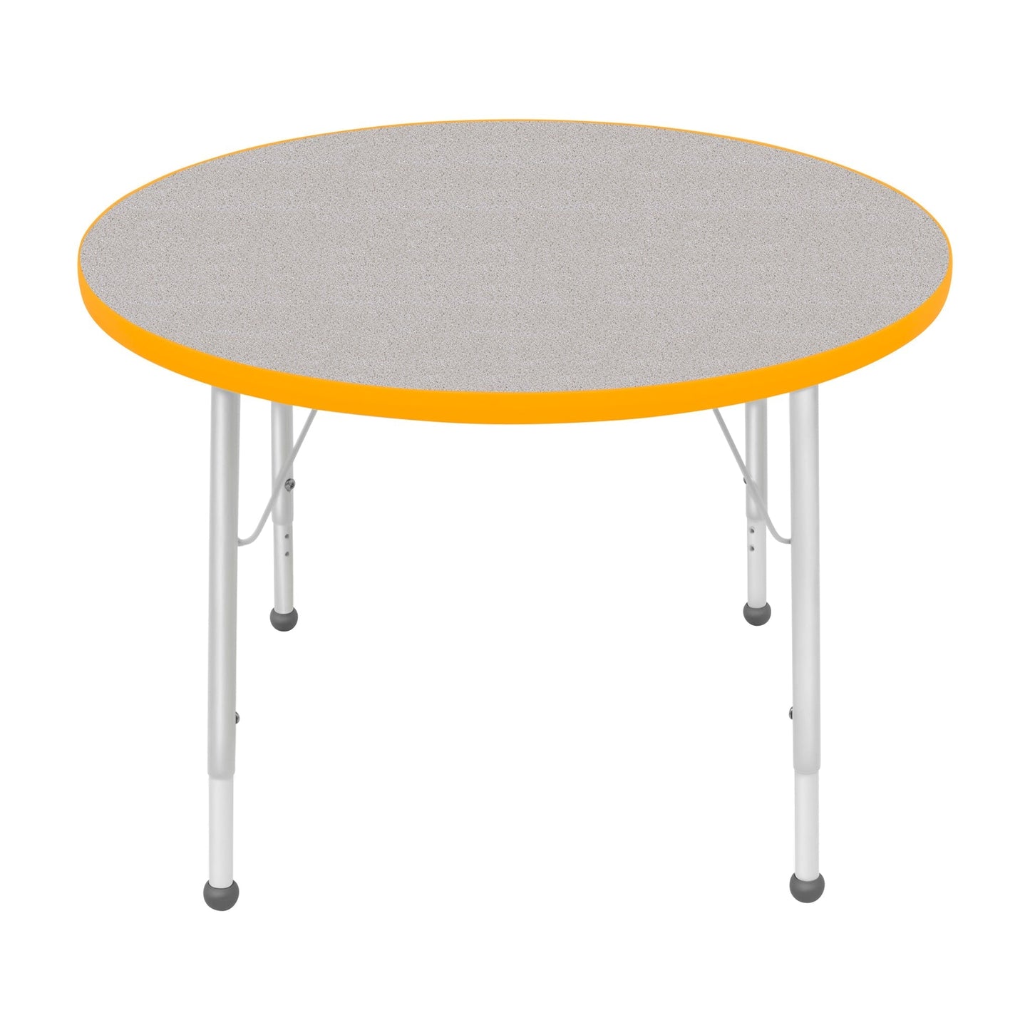 Mahar Creative Colors Round Activity Table Preschool Height Adjustable Legs 36"Dia x 17" - 25"H (MHR - 36RNLO) - SchoolOutlet