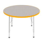 Mahar Creative Colors Round Activity Table Preschool Height Adjustable Legs 36