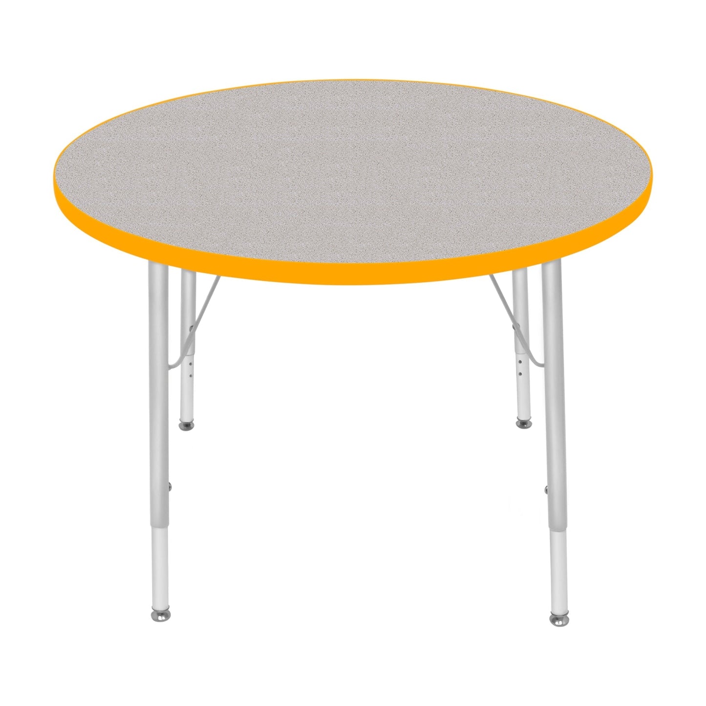Mahar Creative Colors Round Activity Table Preschool Height Adjustable Legs 36"Dia x 17" - 25"H (MHR - 36RNLO) - SchoolOutlet