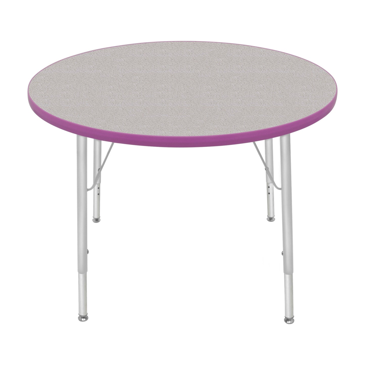 Special Sale - Mahar Creative Colors Round Activity Table with Heavy Duty Laminate Top 36" Dia x 21" - 30" H (MHR-SUR-TABLE-36RN)