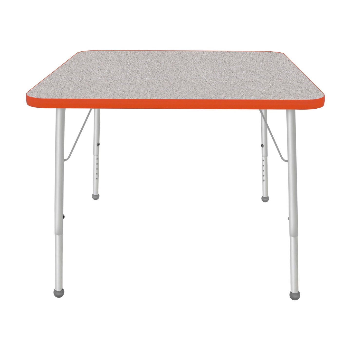 Mahar Creative Colors Square Activity Table Preschool Height Adjustable Legs 36"W x 36"D x 17" - 25"H (MHR-36SQLO)