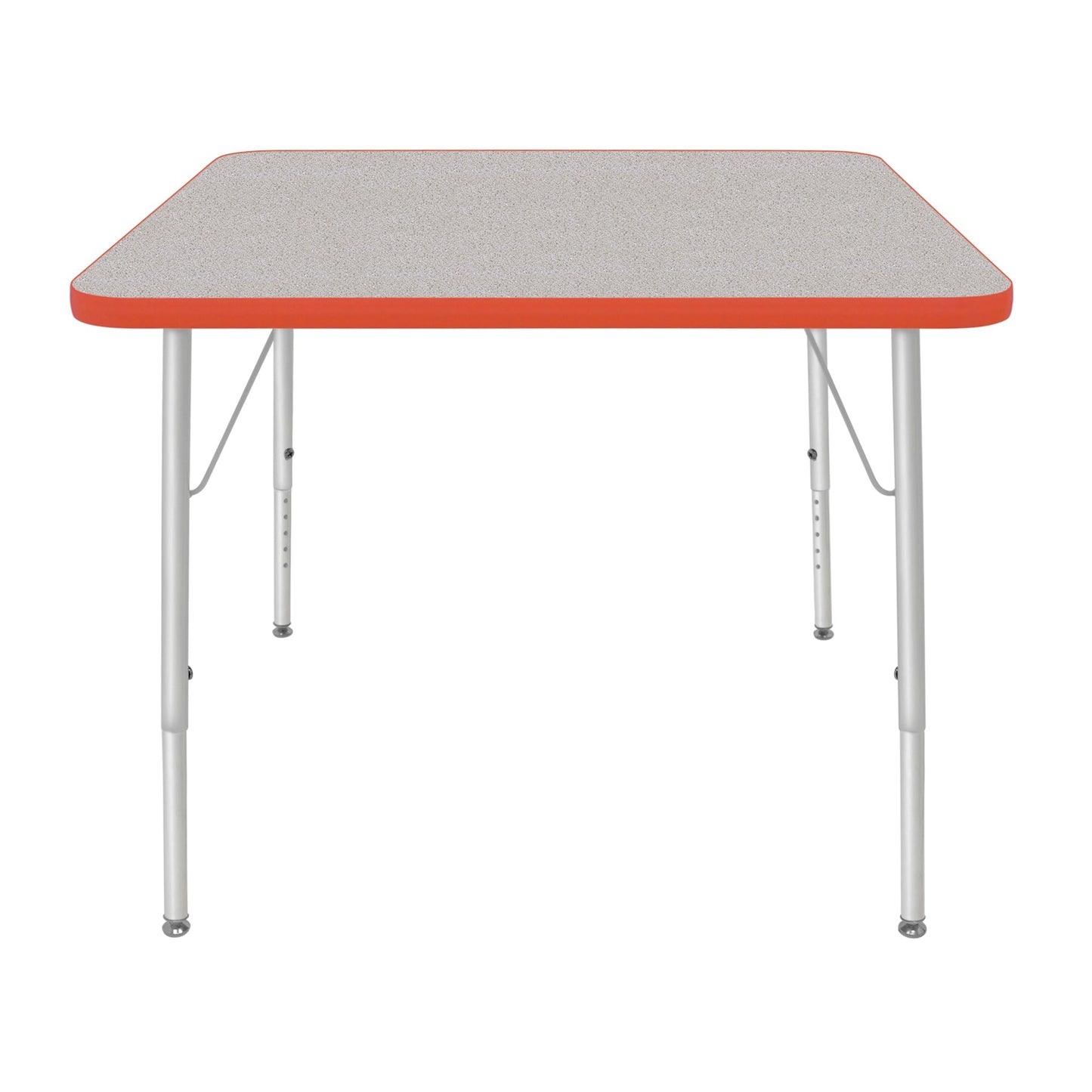 Mahar Creative Colors Square Activity Table Preschool Height Adjustable Legs 36"W x 36"D x 17" - 25"H (MHR-36SQLO)