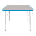 Mahar Creative Colors Square Activity Table Preschool Height Adjustable Legs 36