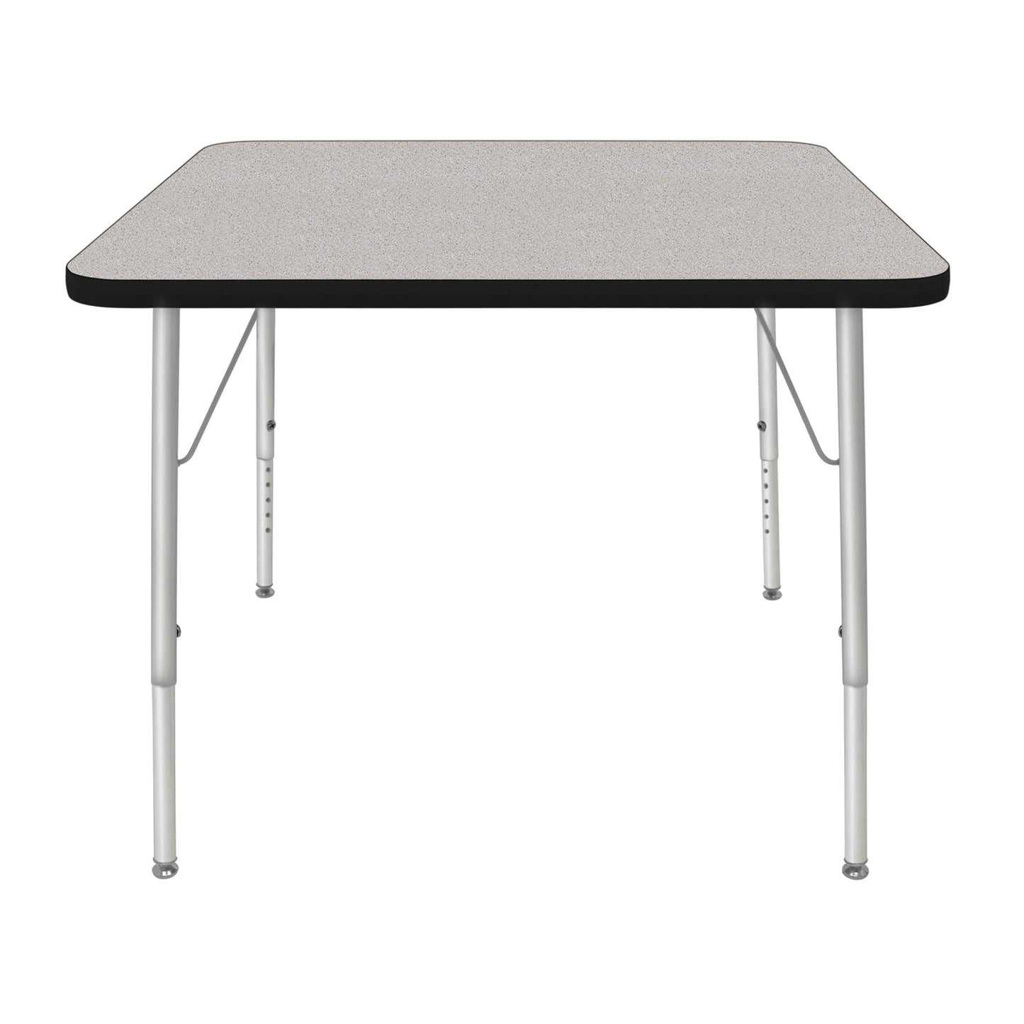 Mahar Creative Colors Square Activity Table Preschool Height Adjustable Legs 36"W x 36"D x 17" - 25"H (MHR-36SQLO)