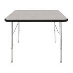 Mahar Creative Colors Square Activity Table Preschool Height Adjustable Legs 36