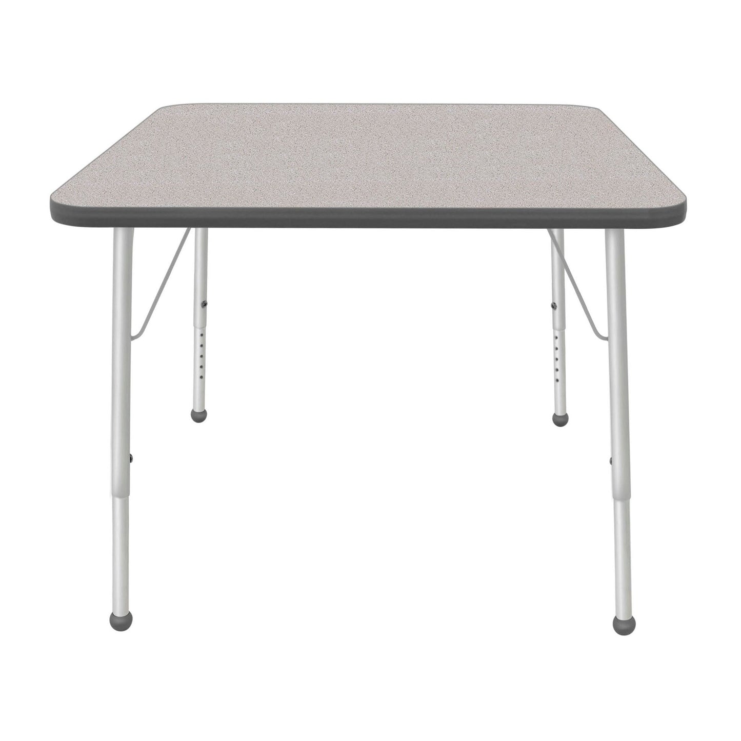 Mahar Creative Colors Square Activity Table Preschool Height Adjustable Legs 36"W x 36"D x 17" - 25"H (MHR-36SQLO)