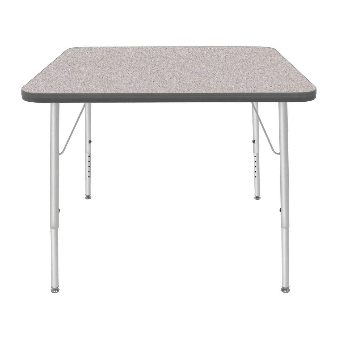 Mahar Creative Colors Square Activity Table Preschool Height Adjustable Legs 36"W x 36"D x 17" - 25"H (MHR-36SQLO)