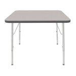 Mahar Creative Colors Square Activity Table Preschool Height Adjustable Legs 36