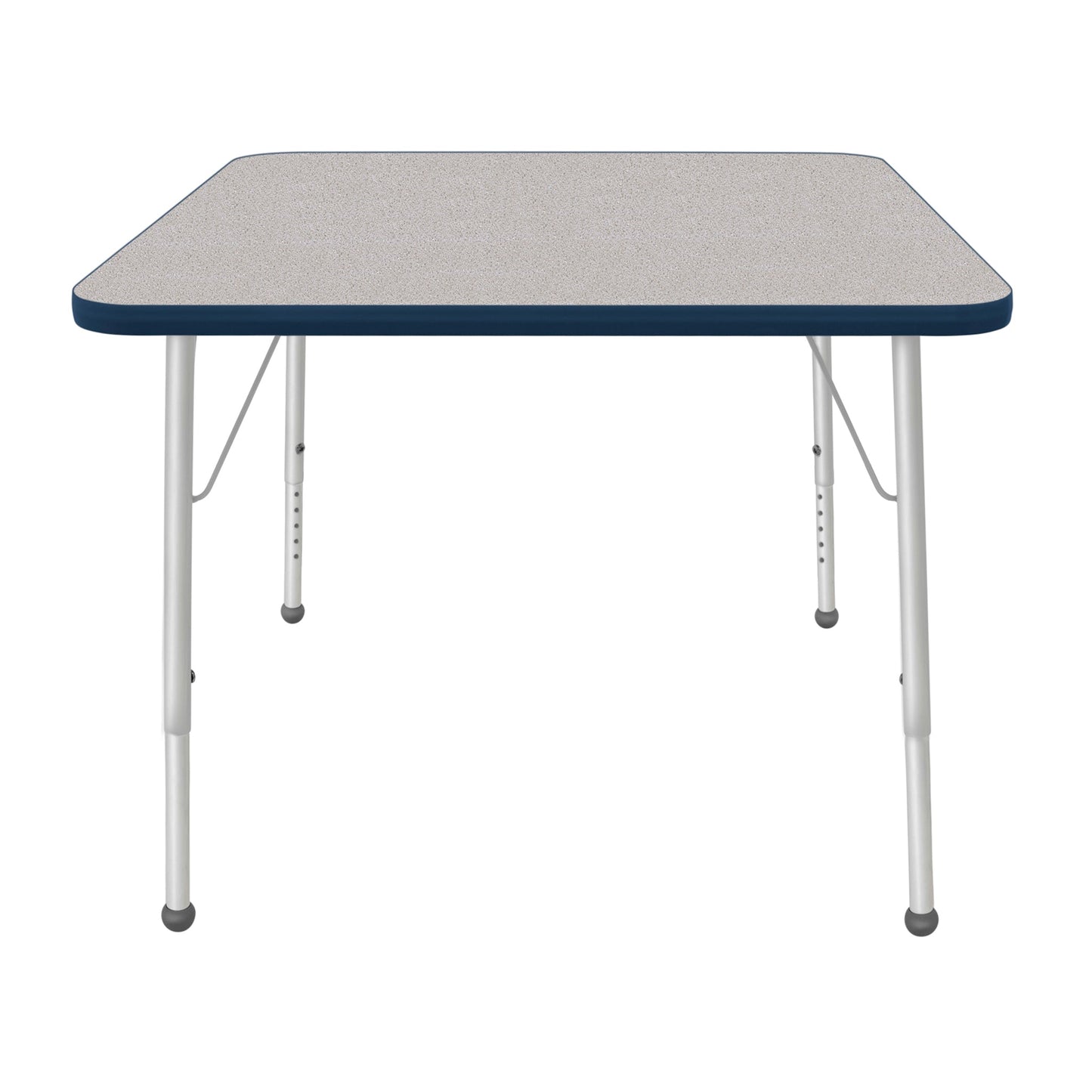 Mahar Creative Colors Square Activity Table Preschool Height Adjustable Legs 36"W x 36"D x 17" - 25"H (MHR-36SQLO)