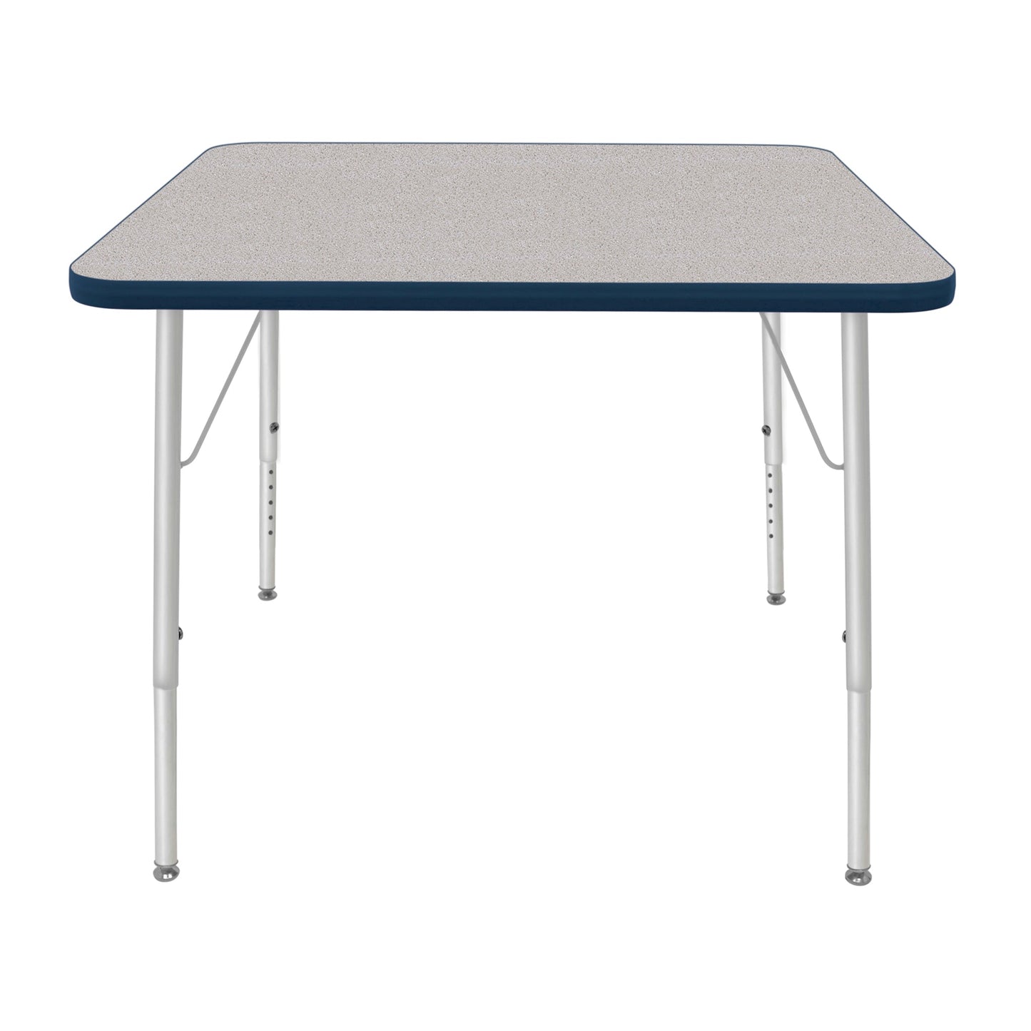Mahar Creative Colors Square Activity Table Preschool Height Adjustable Legs 36"W x 36"D x 17" - 25"H (MHR-36SQLO)