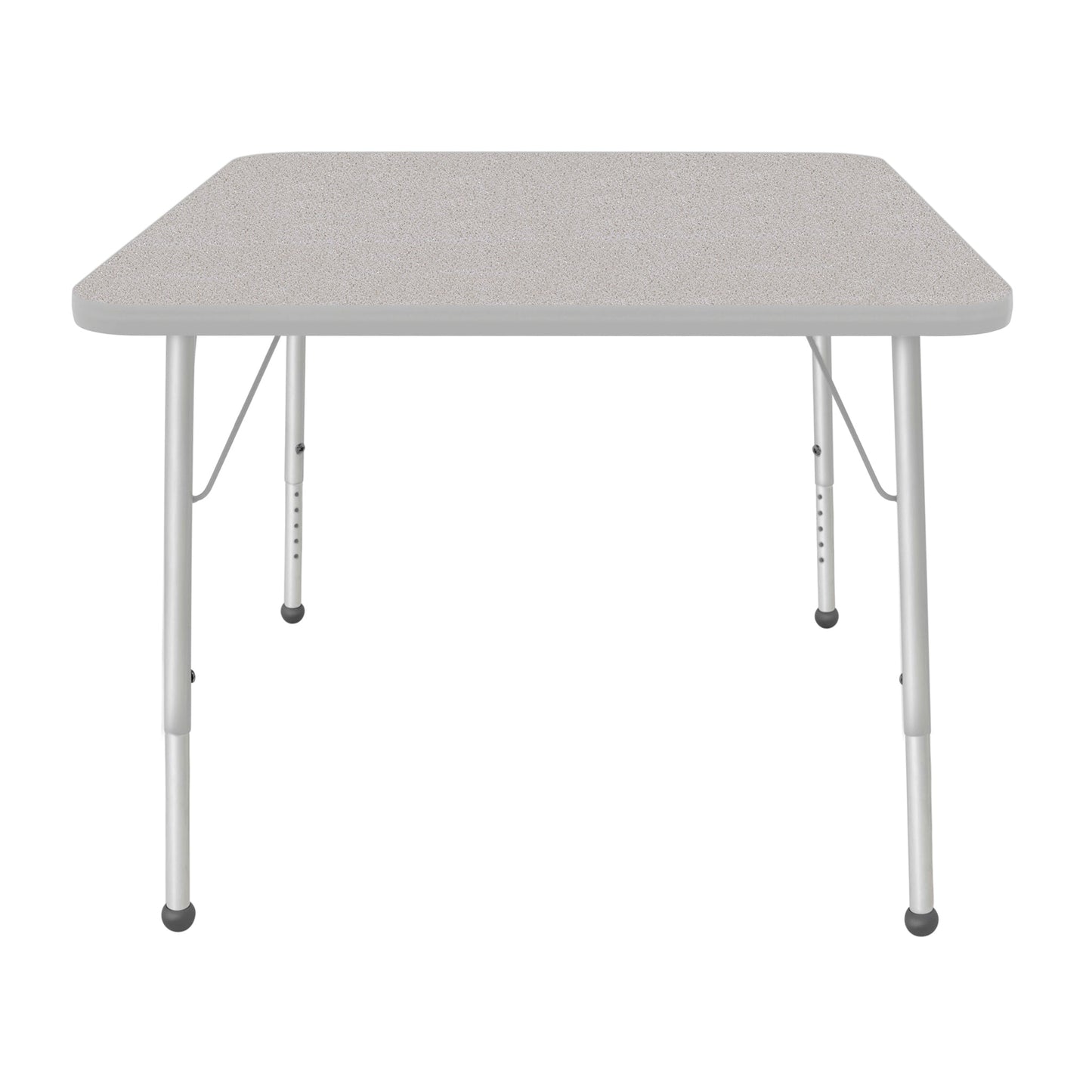 Mahar Creative Colors Square Activity Table Preschool Height Adjustable Legs 36"W x 36"D x 17" - 25"H (MHR-36SQLO)