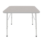 Mahar Creative Colors Square Activity Table Preschool Height Adjustable Legs 36