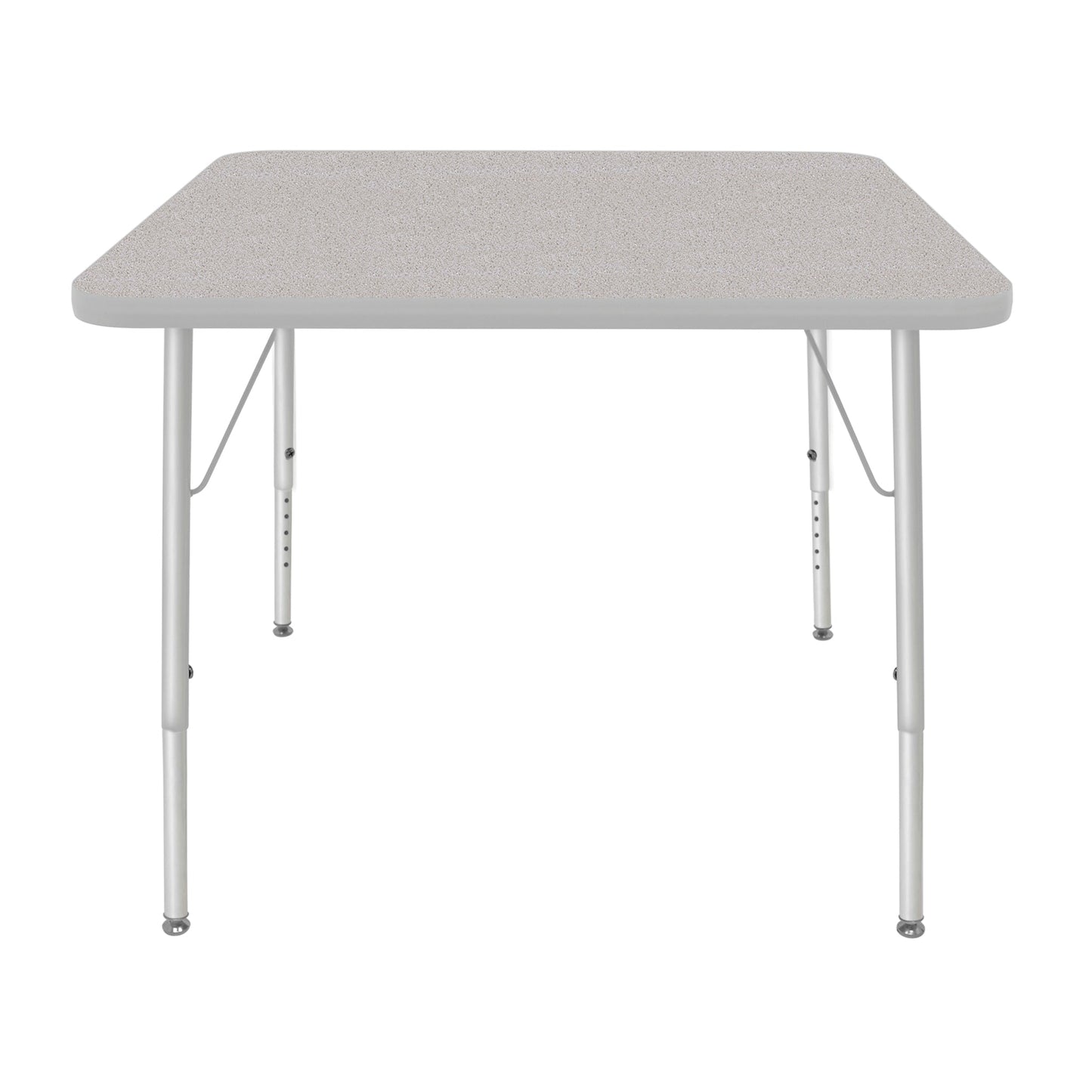 Mahar Creative Colors Square Activity Table Preschool Height Adjustable Legs 36"W x 36"D x 17" - 25"H (MHR-36SQLO)